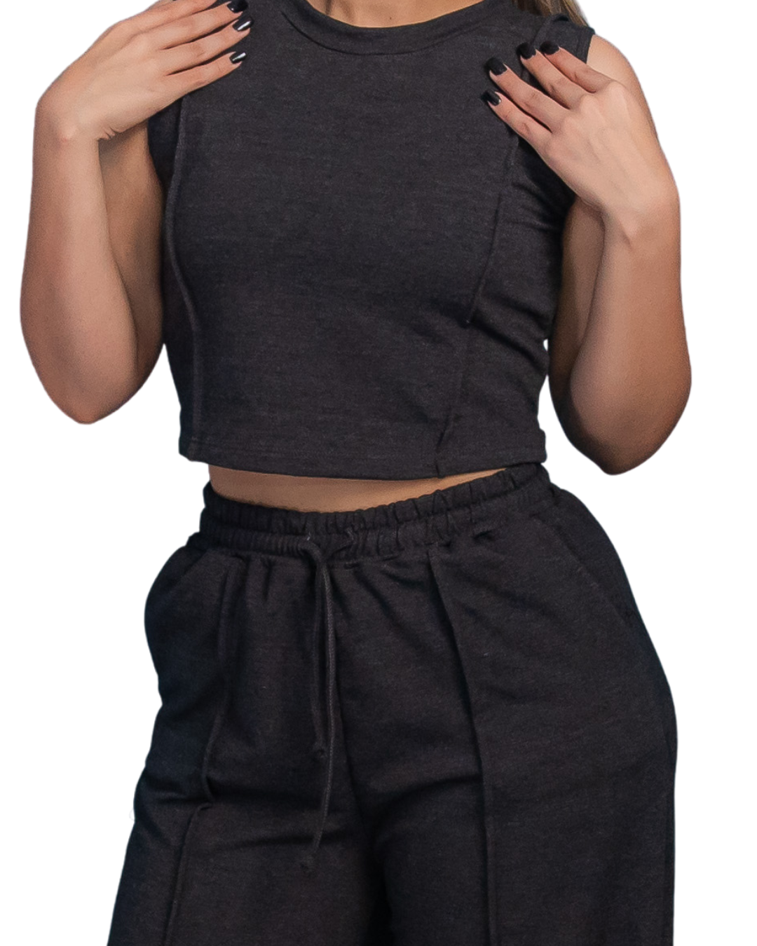 Conjunto DIVA Premium - Pantalón Recto + Blusa Casual Sport