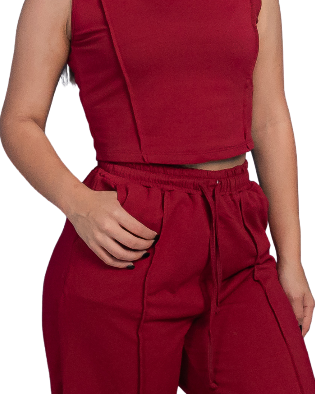 Conjunto DIVA Premium - Pantalón Recto + Blusa Casual Sport