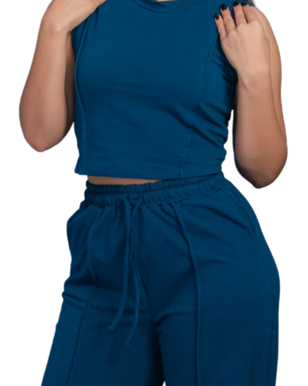 Conjunto DIVA Premium - Pantalón Recto + Blusa Casual Sport