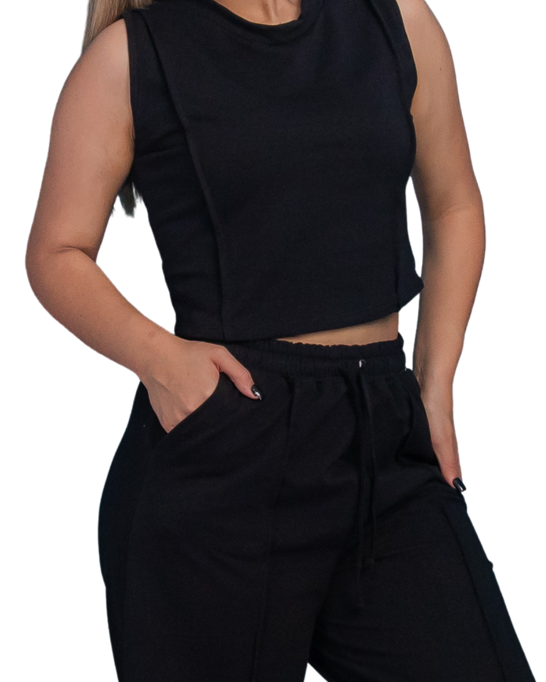Conjunto DIVA Premium - Pantalón Recto + Blusa Casual Sport